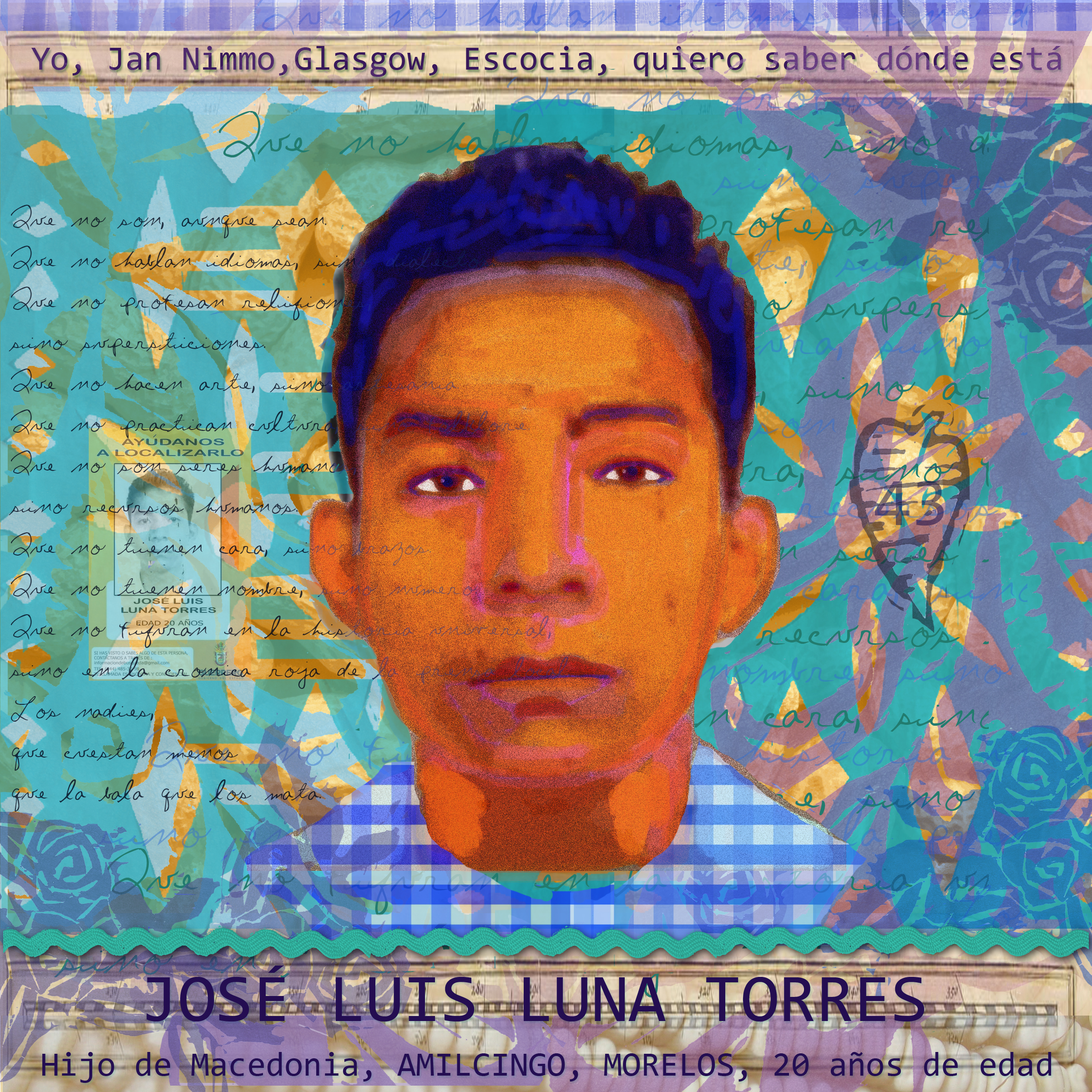 José Luis Luna Torres, Normalista de Ayotzinapa, Originario de Amilcingo Morelos